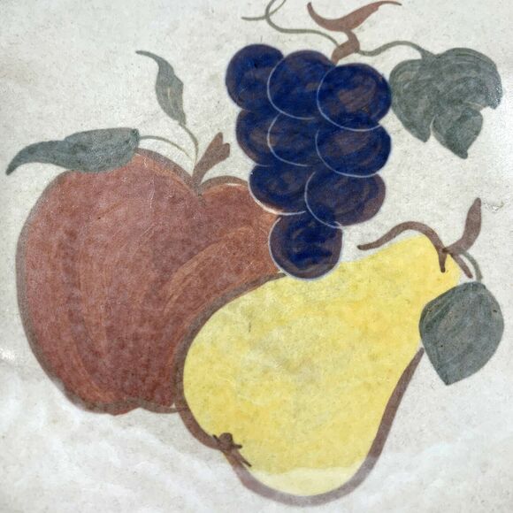 Chatham Pottery Stoneware Ashtray Country Farmhouse Harvest Vintage - Picture 3 of 4